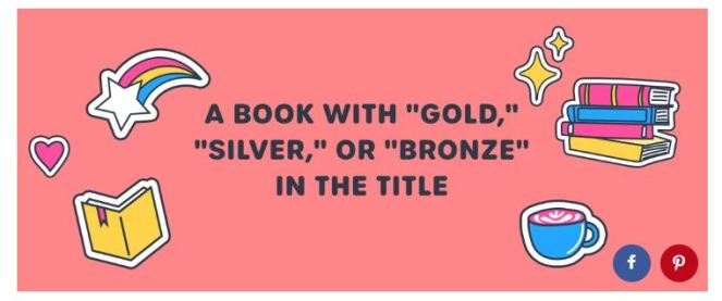 a book with gold silver or bronze